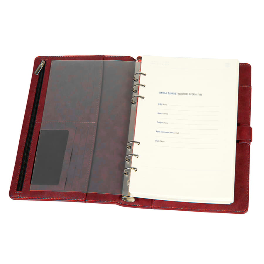 Ежедневник недатированный Coach, формат B5 в подарочной коробке