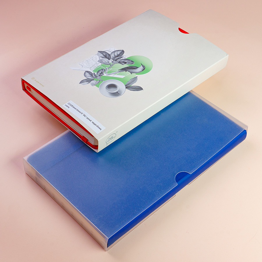 Бизнес-блокнот SILKY, формат А5, в клетку
