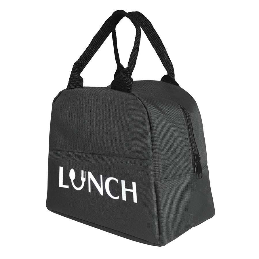 Термосумка "LUNCH", чёрный, 25 x 21 x 17 см, полиэстер 600D