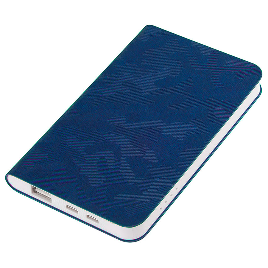 Универсальный аккумулятор "Tabby" (5000mAh), синий, 7,5х12,1х1,1см