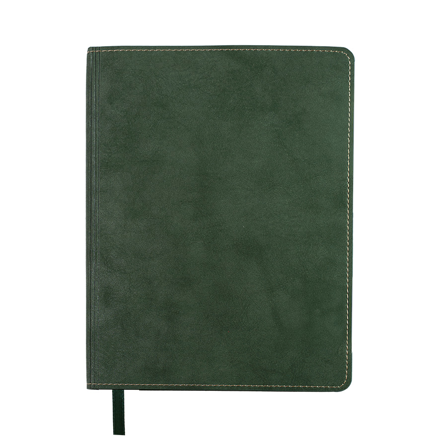 Ежедневник недатированный EMBER, т-зеленый, формат А5, блок в линейку