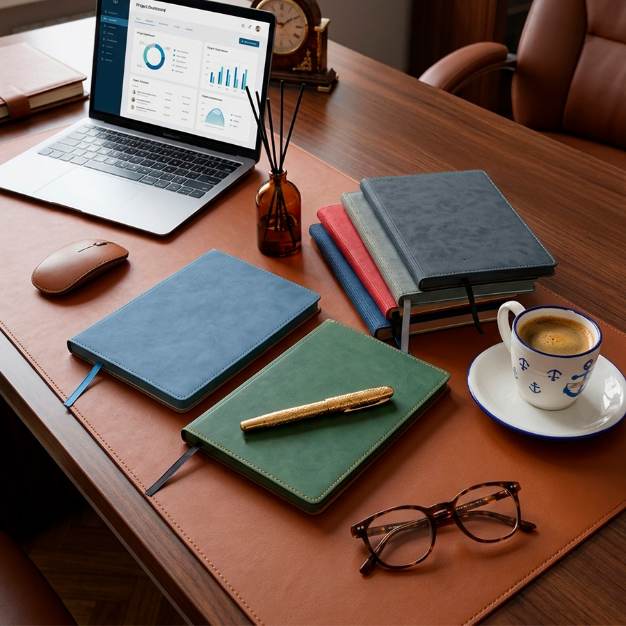 Ежедневник недатированный EMBER, т-зеленый, формат А5, блок в линейку