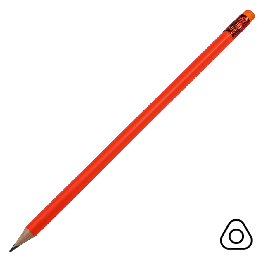 Карандаш чернографитный трехгранный TRINITY 