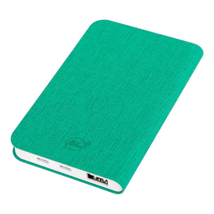 Универсальный аккумулятор "Provence" (5000mAh),зеленый,7,5х12,1х1,1см, искусственная кожа,пл