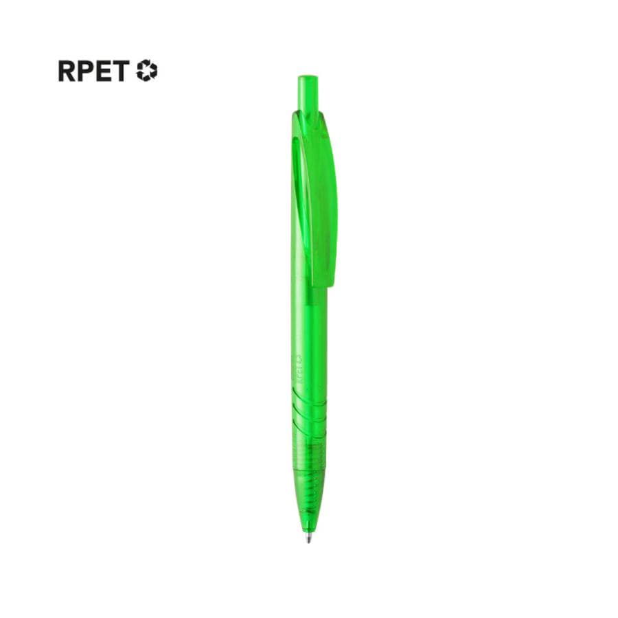 Ручка шариковая ANDRIO, RPET пластик, зеленый