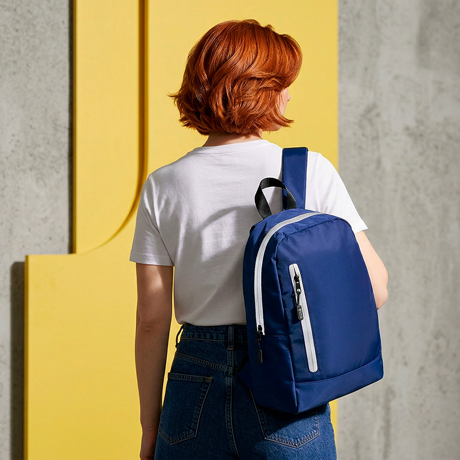 Рюкзак SHINE, т.синий, 38 х 23 х 12 см, 100% нейлон