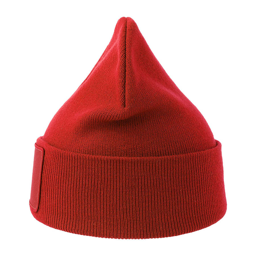 Шапка вязаная  двойная Wind-S с патчем