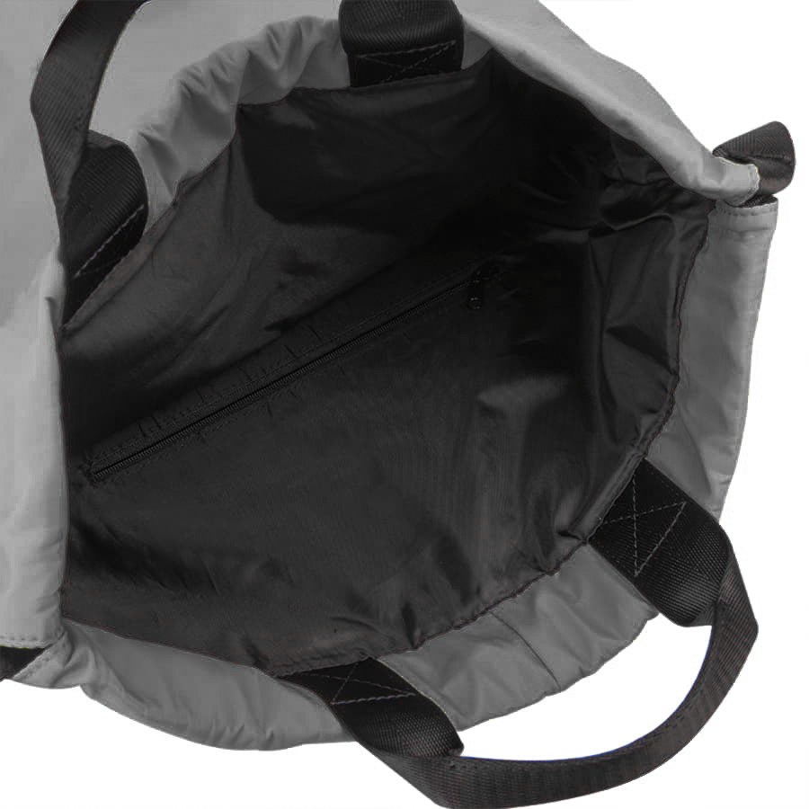 Рюкзак RUN, светоотражающий серый, 48х40см, 100% полиэстер