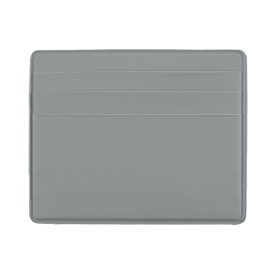 Чехол/картхолдер Simply для 6 карт с отделением для денег, серый, PU 
