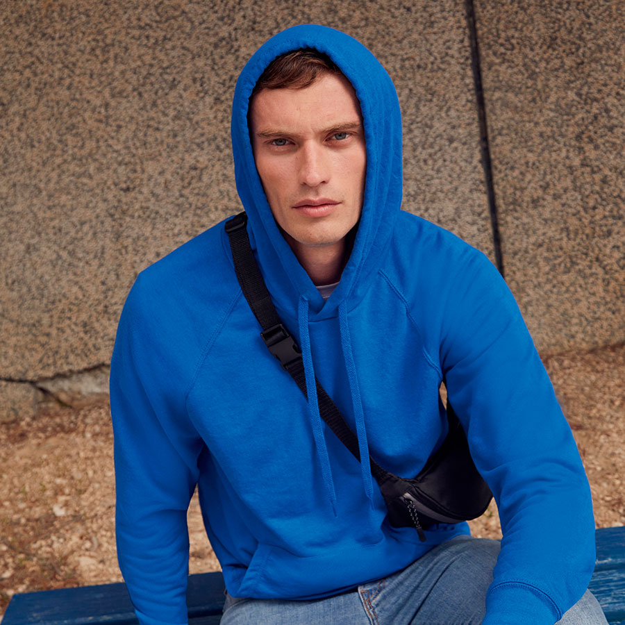 Толстовка без начеса LIGHTWEIGHT HOODED SWEAT 240