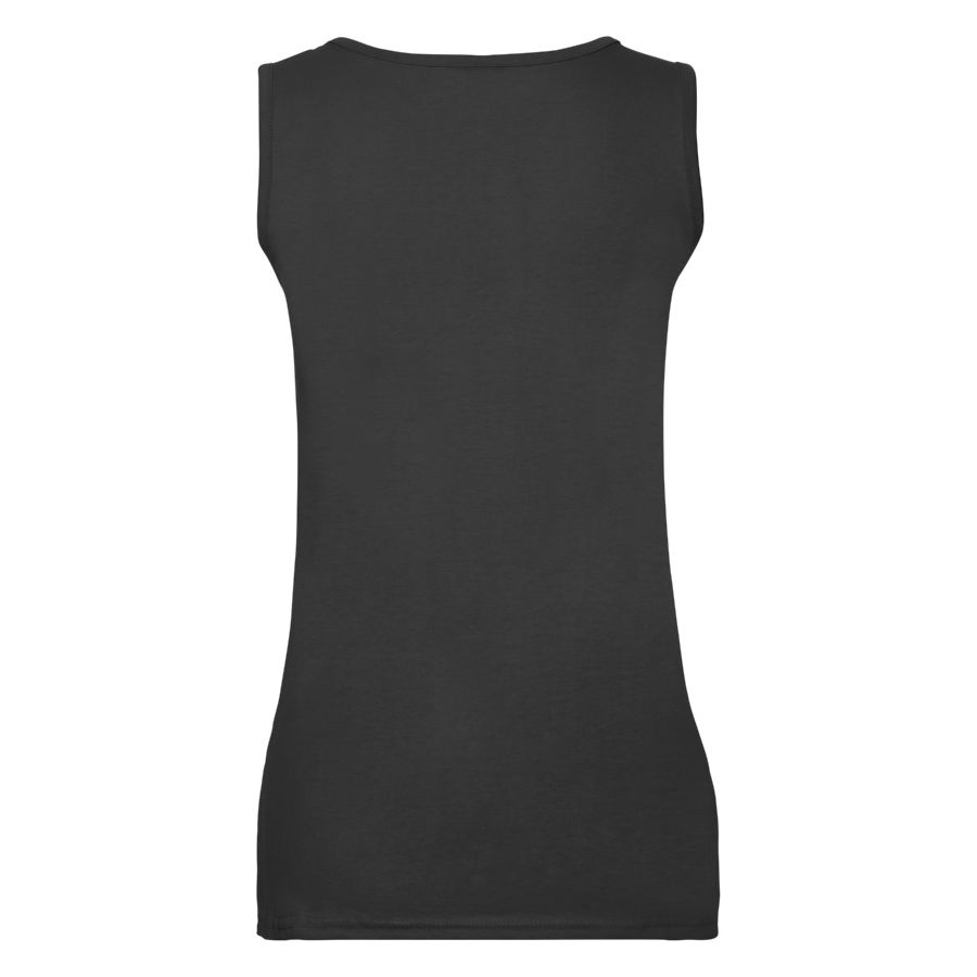 Майка женская "Lady-Fit Valueweight Vest", черный,XS, 97% хлопок,3%полиэстер, 165 г/м2