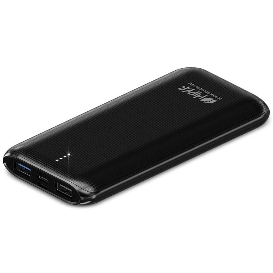 Универсальный аккумулятор RPX10000, QC3.0, PD, TYPE C, емкость 10000 мАч, черный 