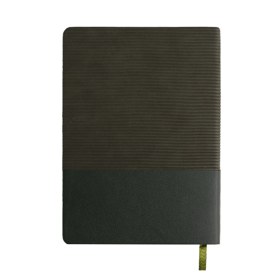 Ежедневник недатированный RIFF, т-зеленый, формат А5, блок в линейку