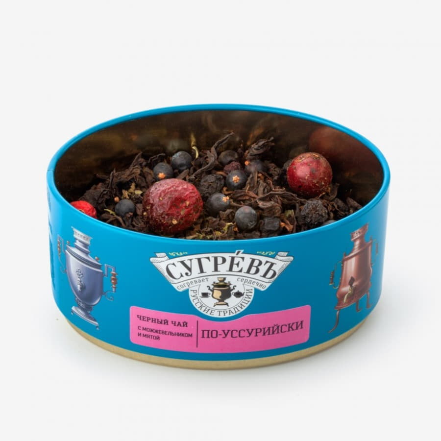 Коллекция Сугревъ из 3 чаев с натуральными малиновыми леденцами