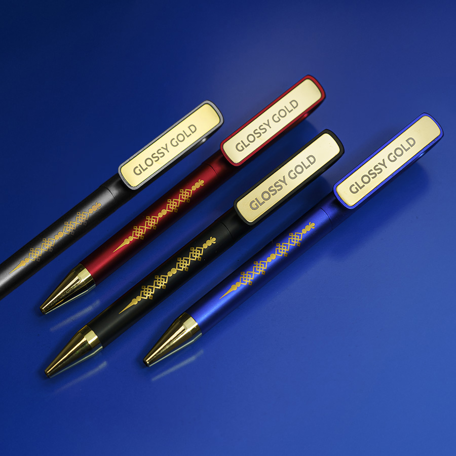 Ручка шариковая GLOSSY GOLD
