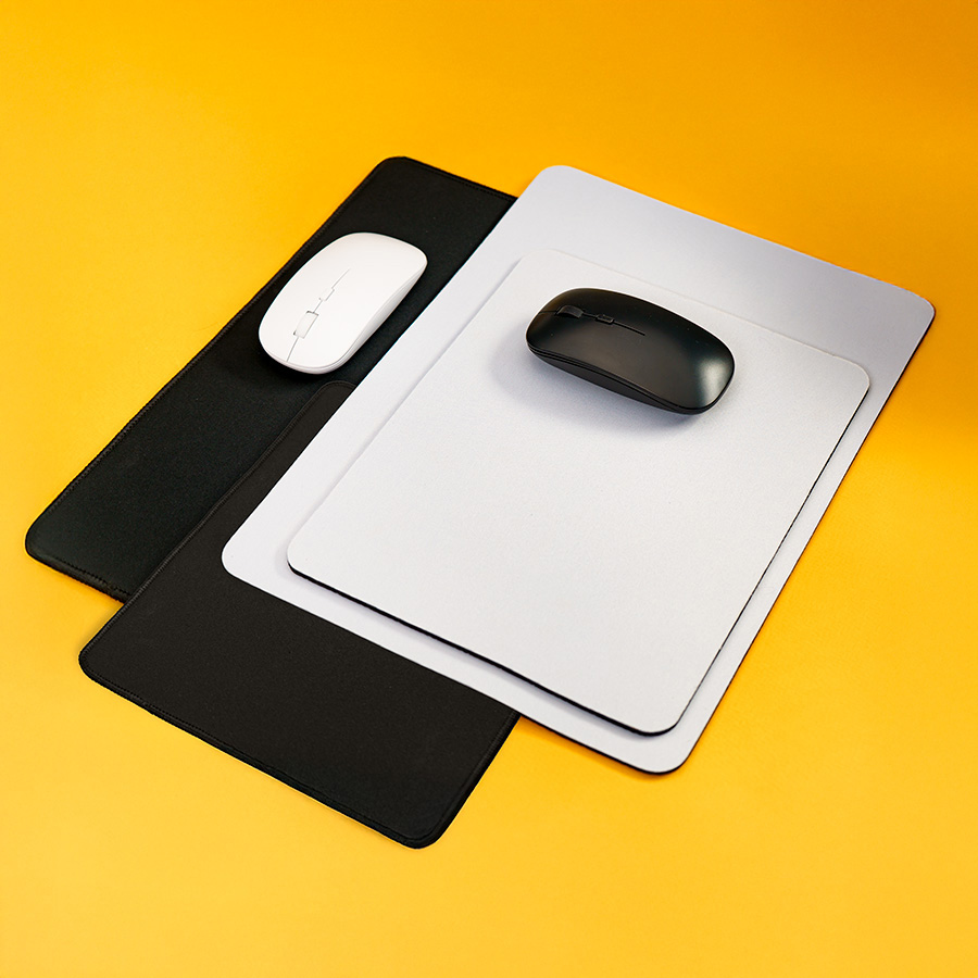 Коврик для мыши GLIDE S, 26*21*0,3см, прошитый край, черный