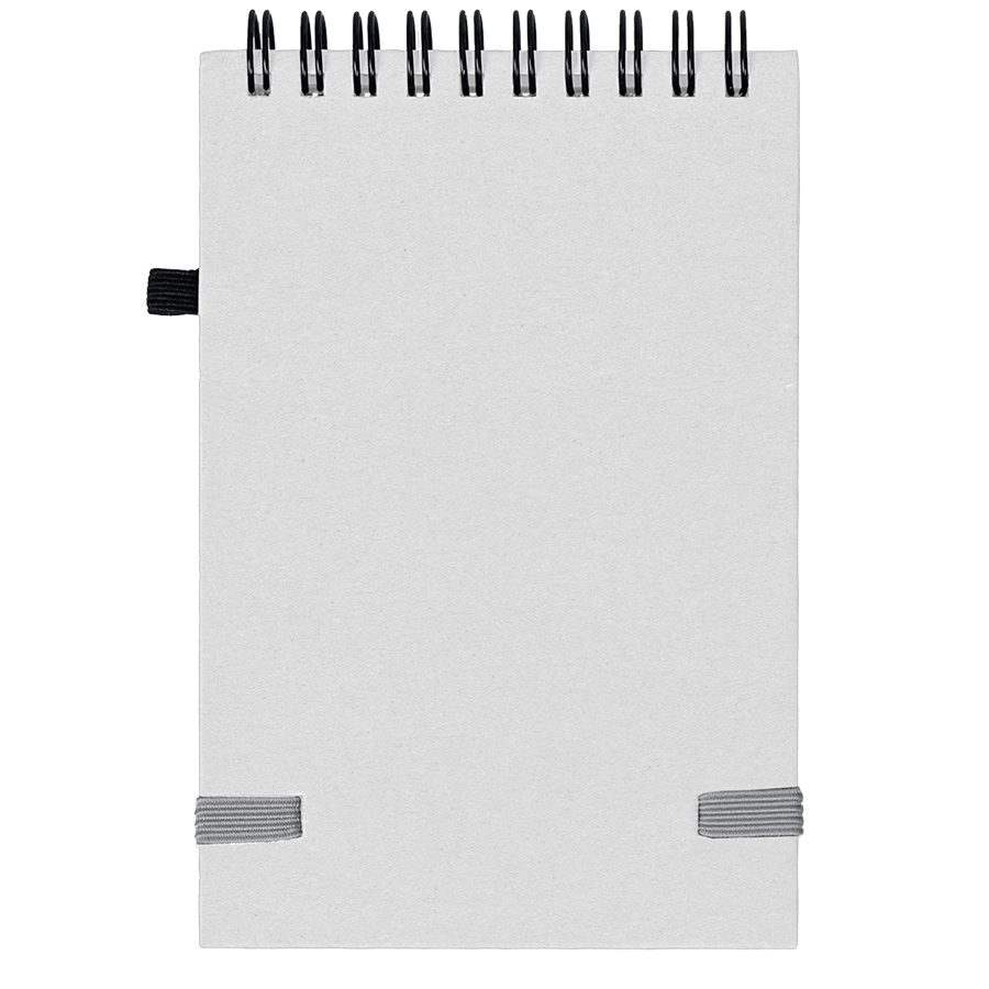 Блокнот на спирали MEMO, размер 95х145 мм,белый, блок в клетку