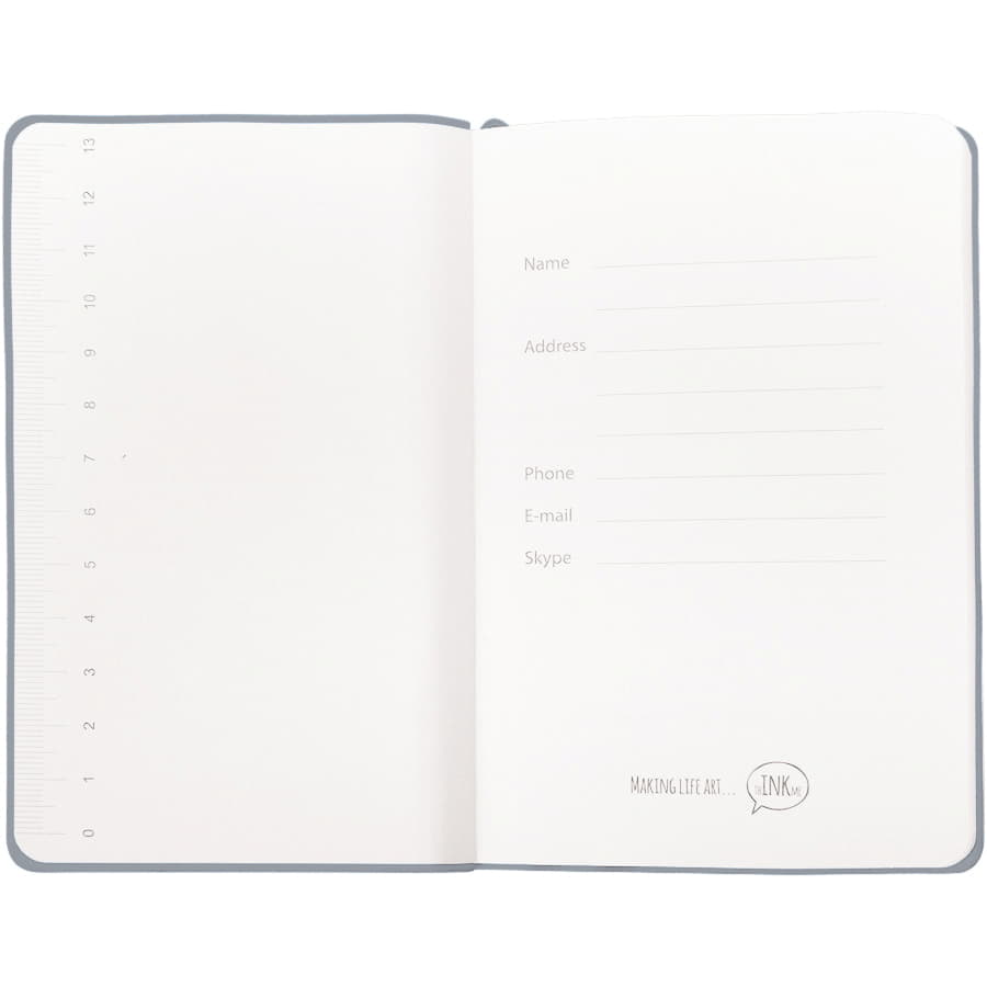 Блокнот  А6 "URBAN", мягкая обложка, серый, в клетку