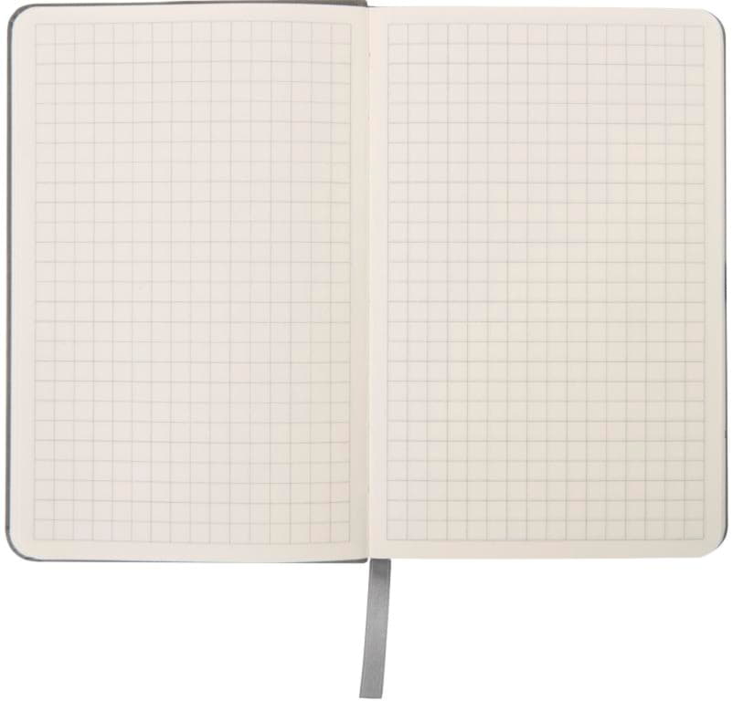 Блокнот  А6 "URBAN", мягкая обложка, голубой, в клетку