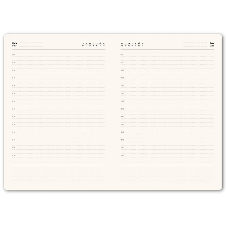 Бизнес-блокнот "RILY", формат А5,  синий ройал, блок в точку