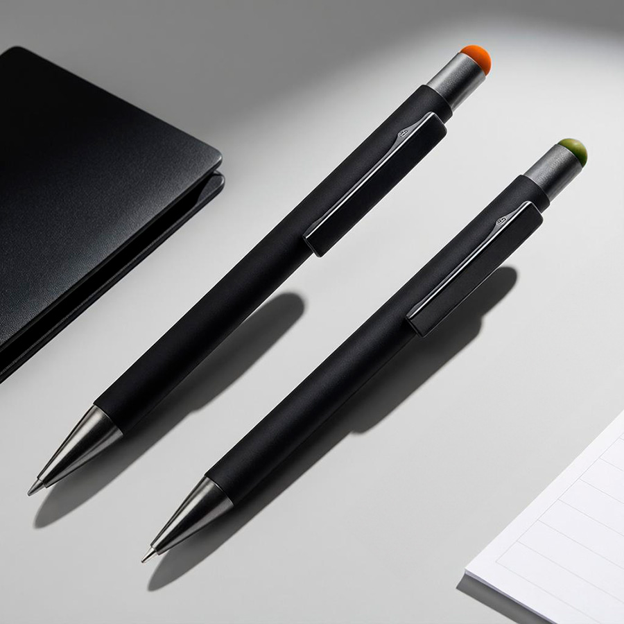 Ручка шариковая FACTOR BLACK со стилусом