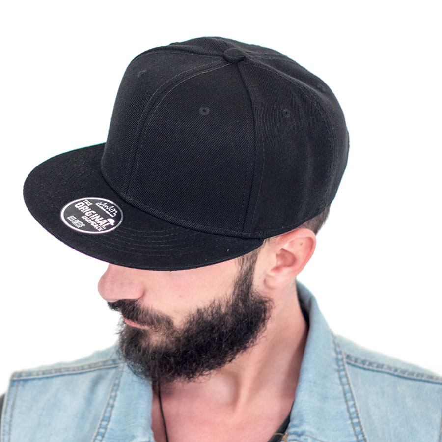 Бейсболка SNAP BACK 400, 6 клиньев, пластиковая застежка
