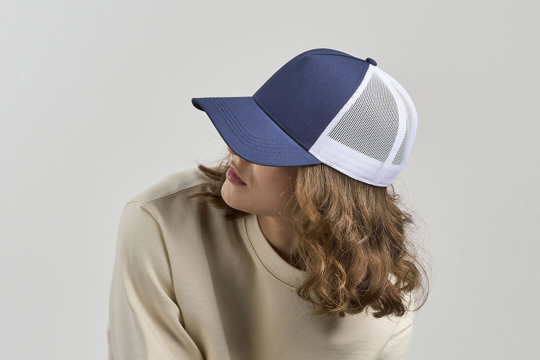 Бейсболка RAPPER COTTON-S, 5 клиньев, пластиковая застёжка, 280