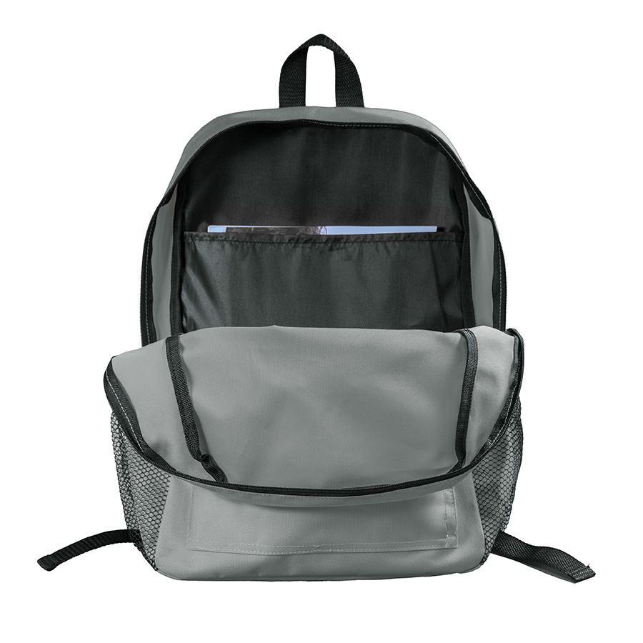 Рюкзак водостойкий "DISCO", серый, 41 x 30 x11 см, 100% полиэстер 600D