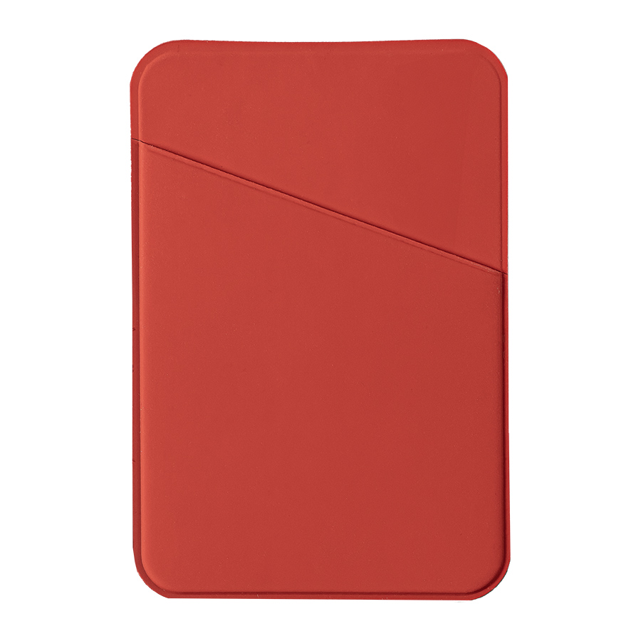 Чехол для карты на телефон Simply, самоклеящийся 65 х 97 мм, красный, PU 