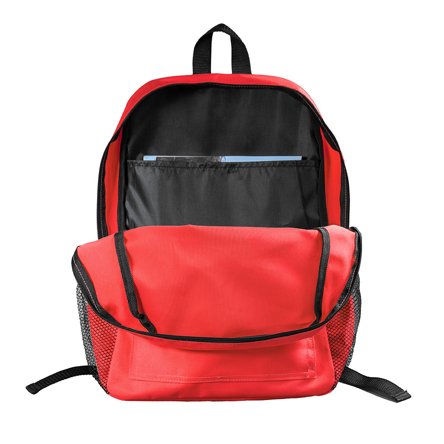 Рюкзак водостойкий "DISCO", красный, 41 x 30 x11 см, 100% полиэстер 600D