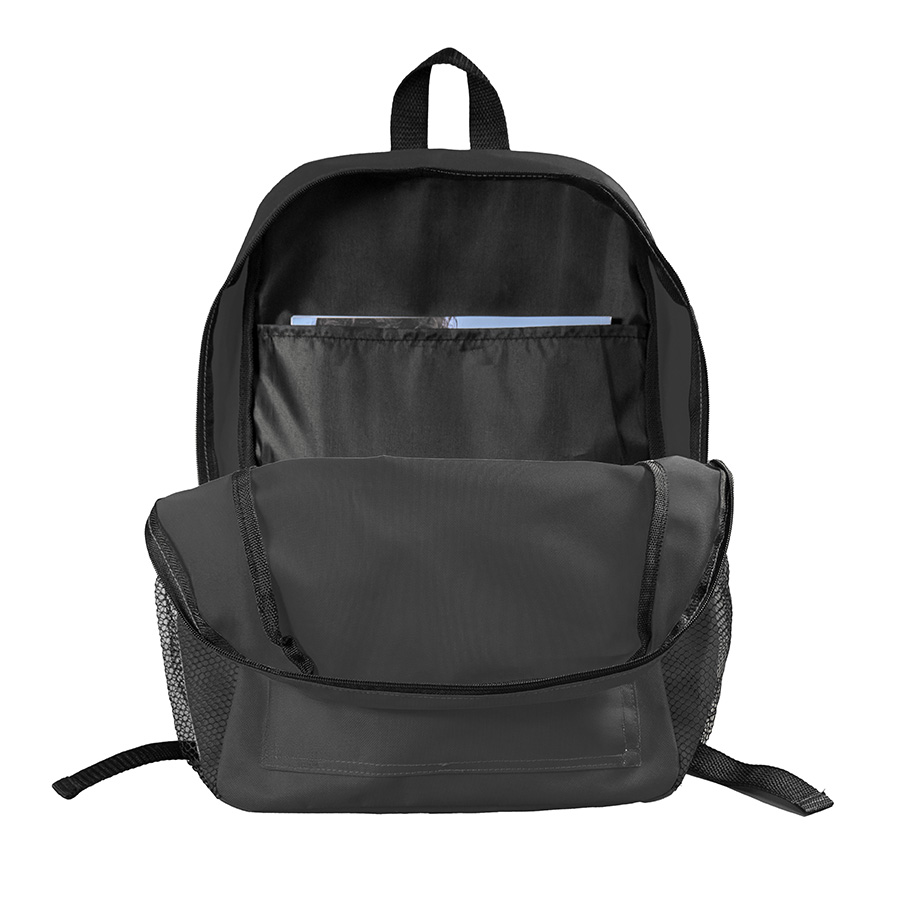 Рюкзак водостойкий "DISCO", черный, 41 x 30 x11 см, 100% полиэстер 600D