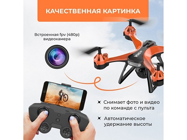 Радиоуправляемый квадрокоптер «WIND FPV»