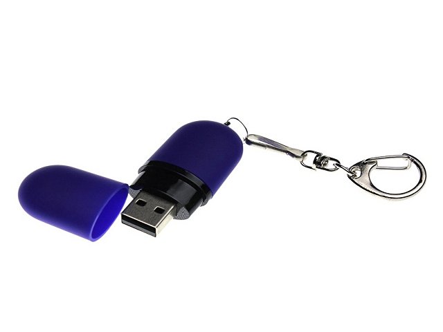 USB 3.0- флешка «Goutte Soft-touch» на 16 Гб каплевидной формы