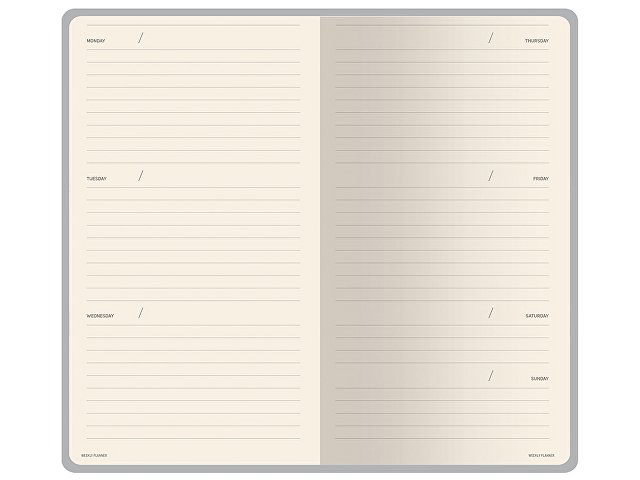 Еженедельник недатированный А6 «Total beige»