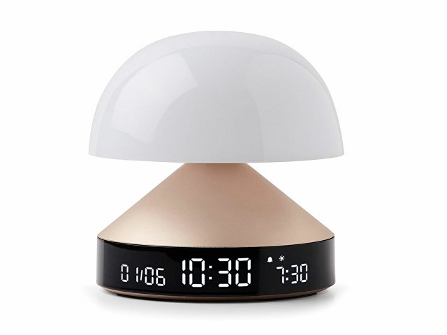 Светильник с часами и световым будильником Mina Sunrise