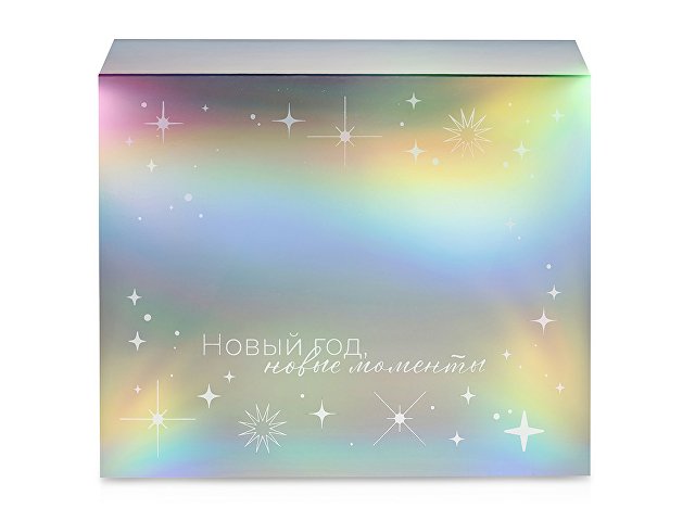 Подарочная коробка с голографическим шубером «Aurora», L