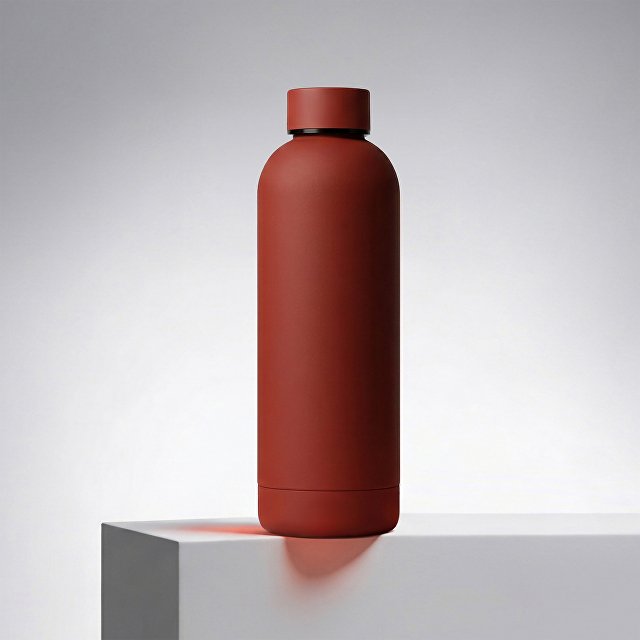 Вакуумная термобутылка с медной изоляцией «Cask», soft-touch, 500 мл
