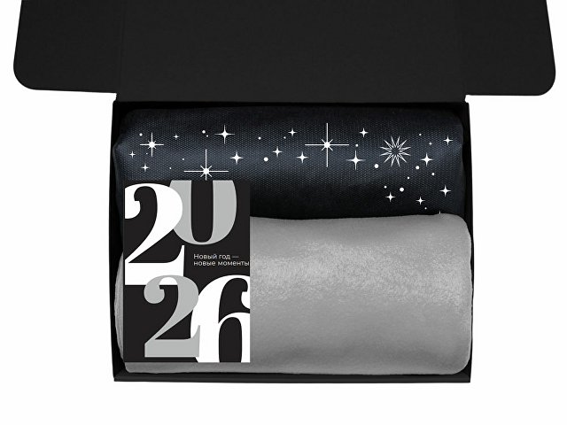 Подарочный набор «Re:Moments» с пледом, френчпрессом и медом