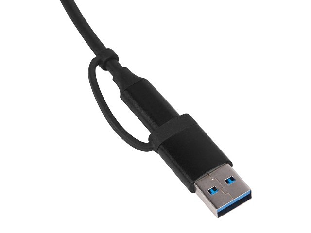 USB-хаб «Link» с коннектором 2-в-1 USB-C и USB-A, 2.0/3.0