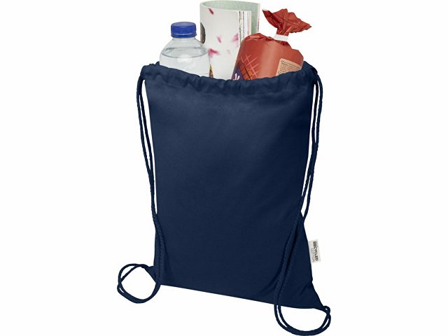 Рюкзак-мешок «Орегон Блэнд» из переработанного хлопка 140 г/м2