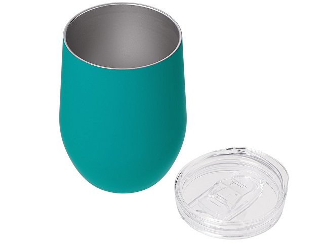 Вакуумная термокружка «Sense Gum», непротекаемая крышка, soft-touch