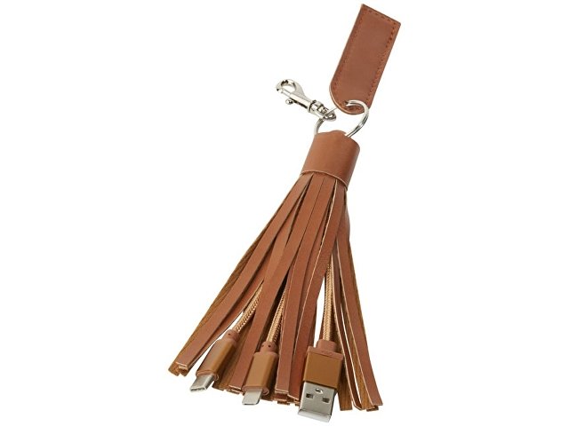 Тканевый кабель для зарядки «Tassel» 3-в-2