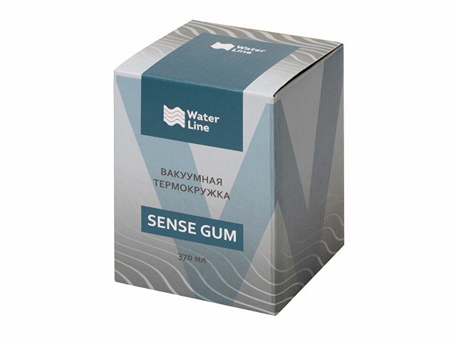 Вакуумная термокружка «Sense Gum», непротекаемая крышка, soft-touch