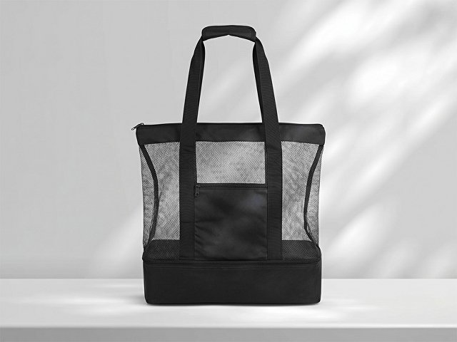 Сумка для шопинга и пляжа «Coolmesh» с изотермическим отделением внизу