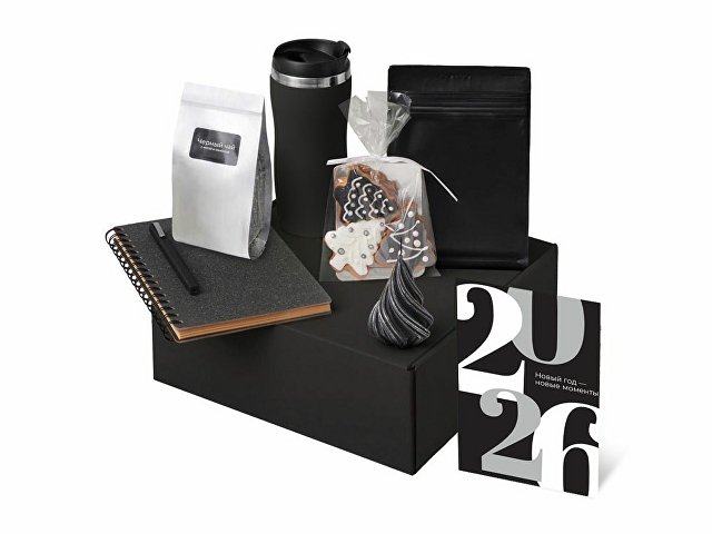 Подарочный набор «Re:Charge» с термокружкой, кофе и блокнотом