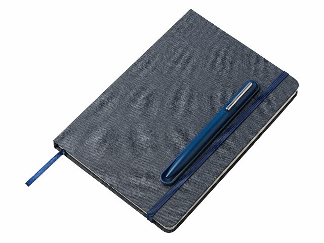 Блокнот А5 «NotaBene» с металлической шариковой ручкой и подставкой для телефона