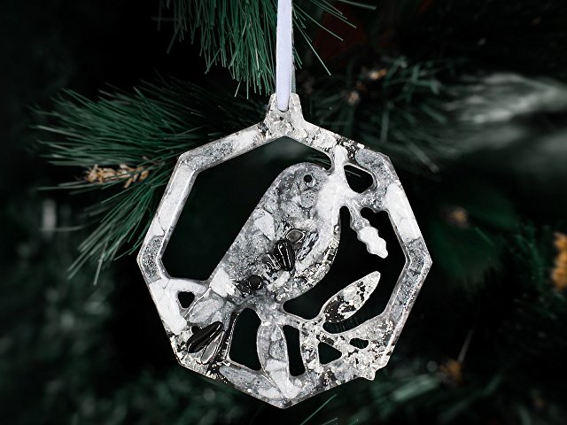 Елочная игрушка Снегирь