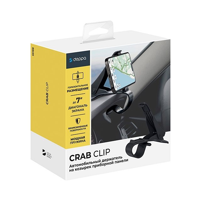 Автомобильный держатель Crab Clip