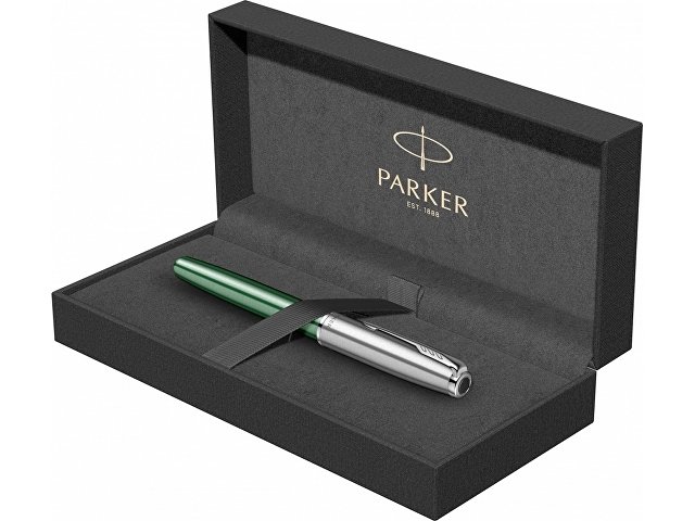 Ручка-роллер Parker «Sonnet Essentials Green SB Steel CT»