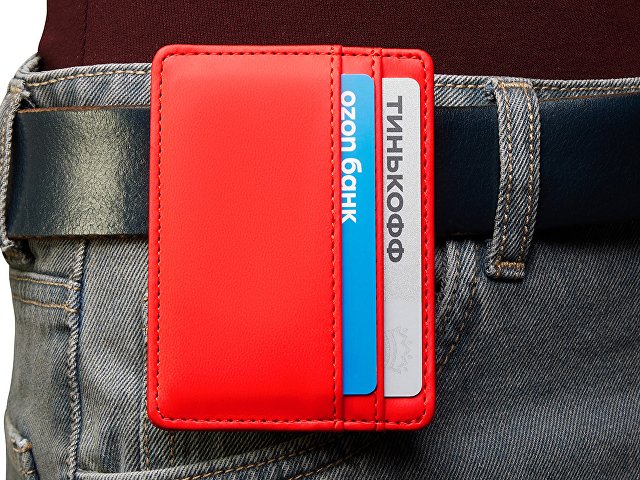 Картхолдер для двух карт и наличных денег с зажимом «Crave»